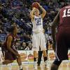 Jordan Printy connects on one of his six for six three pointers.