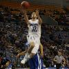 Jake Odum drives to the basket.