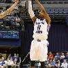 Devonte fires a long jumper.