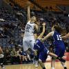 Natasha Zurek goes strong to the rim for two points.