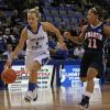 Brittany Schoen on a breakaway.  Alas, her shot was blocked.