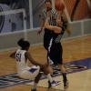 Natasha Zurek hits a layup as Mariah King defends.