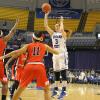 Marina Laramie knocks down a jumper.