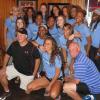 Team picture with Coach Wells and Rick at Rick's Smokehouse Meet and Greet