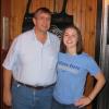 Booster Doug with Jennifer Mackowiack at Rick's Smokehouse "Meet and Greet".