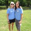 Freja Christensen and Ashley Taia at the Big Blue Booster Club picnic at Deming Park.