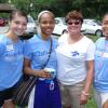 Jessica Mackowiak, Kiera Brooks, Coach Eaton, and Tierra Webb.